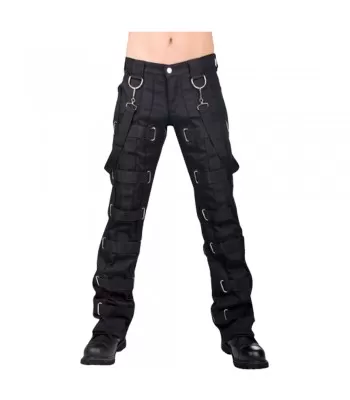 Men Gothic Fetish pant Rock Star Fetish Silk Pant Denim Gothic Style Aderlass Bondage Pant (2025)
