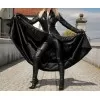 Women Gothic Full Length Coat Alternative Victorian Steampunk Trench Long Coats