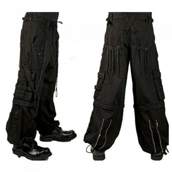 Men Gothic Pant Bondage Goth Steampunk Long Trouser Men Gothic Pant Bondage Goth Steampunk Long Trouser