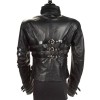 MJ Hot Leather Jacket Military Style Gothic Jacket 