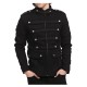 Men Gothic Vintage Goth Style Gothic Steampunk Military Jacket