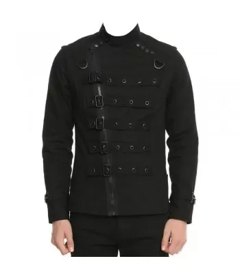 Men Psycho Bondo Punk EMO Gothic Jacket Men Gothic Jacket (2025)