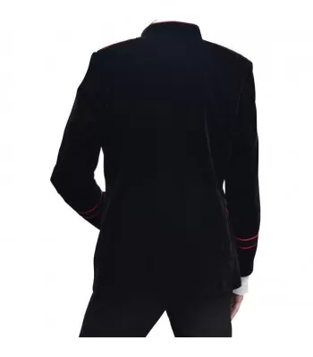 Handmade Velvet Military Style Jacket Retro 1960's Model Tailor Fit PENTAGRAM  Jacket (2025)