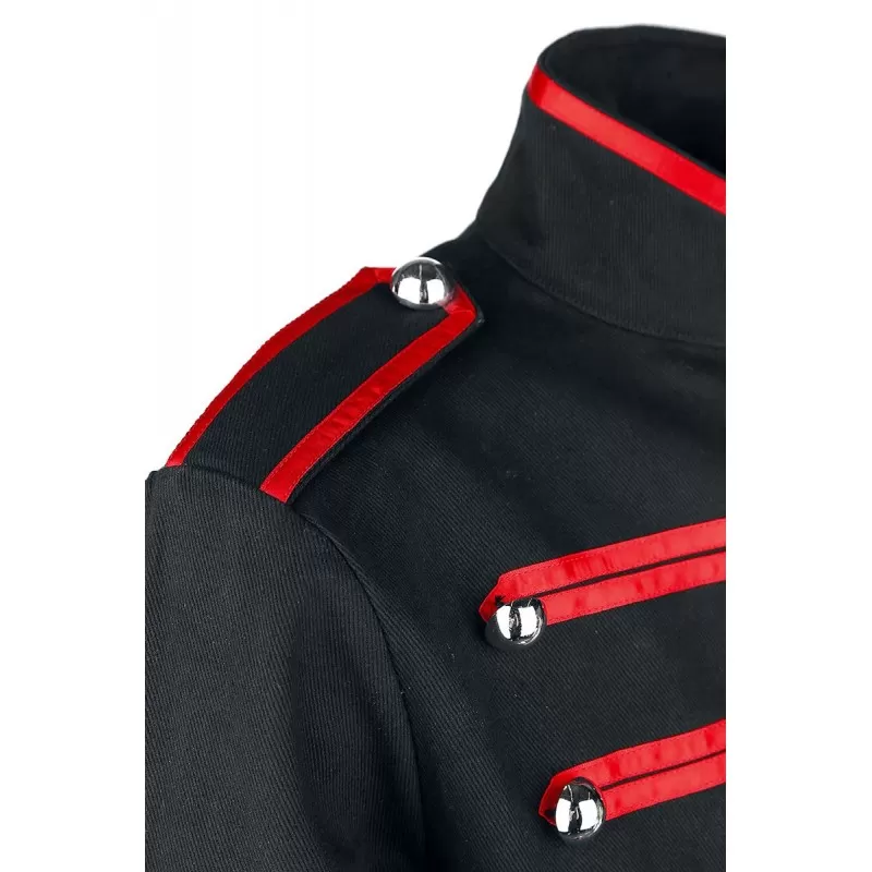 Red military jacket mens best sale
