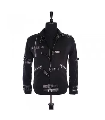 Mens Michael Jackson Fashion Jackets Punk Bad Black Gothic Fashion Jacket  (2025)