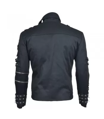 Men Black Mj Jacket Cosplay Costume Michael Jackson Jacket (2025)