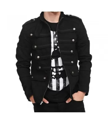 Steampunk military coat top