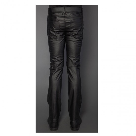 Men Gothic Pant Comfort Fit Pant Punk Black Lip Pvc Jeans Casual Pants Street wear Men Gothic Pant Comfort Fit Pant Punk Black Lip Pvc Jeans Casual Pants Street wear