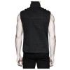 Men Gothic Cyber Vest Steampunk Military Rock Black Vest Top Men Gothic Cyber Vest Steampunk Military Rock Black Vest Top