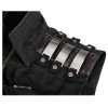 Men Gothic Cyber Vest Steampunk Military Rock Black Vest Top Men Gothic Cyber Vest Steampunk Military Rock Black Vest Top