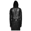 Mens Dieselpunk Waistcoat Vest Gothic Black Faux Leather Dystopian Vest Mens Dieselpunk Waistcoat Vest Gothic Black Faux Leather Dystopian Vest