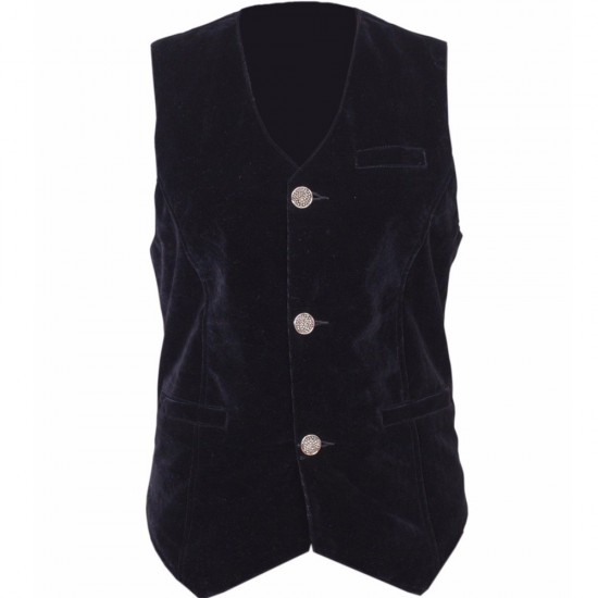 Men Steampunk Blue Velvet Vest Gothic Victorian Style Waistcoat Handmade Vampire Vest Men Steampunk Blue Velvet Vest Gothic Victorian Style Waistcoat Handmade Vampire Vest