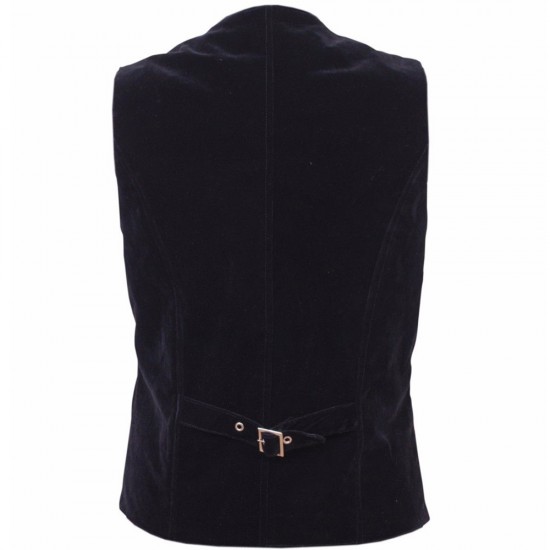 Men Steampunk Blue Velvet Vest Gothic Victorian Style Waistcoat Handmade Vampire Vest Men Steampunk Blue Velvet Vest Gothic Victorian Style Waistcoat Handmade Vampire Vest