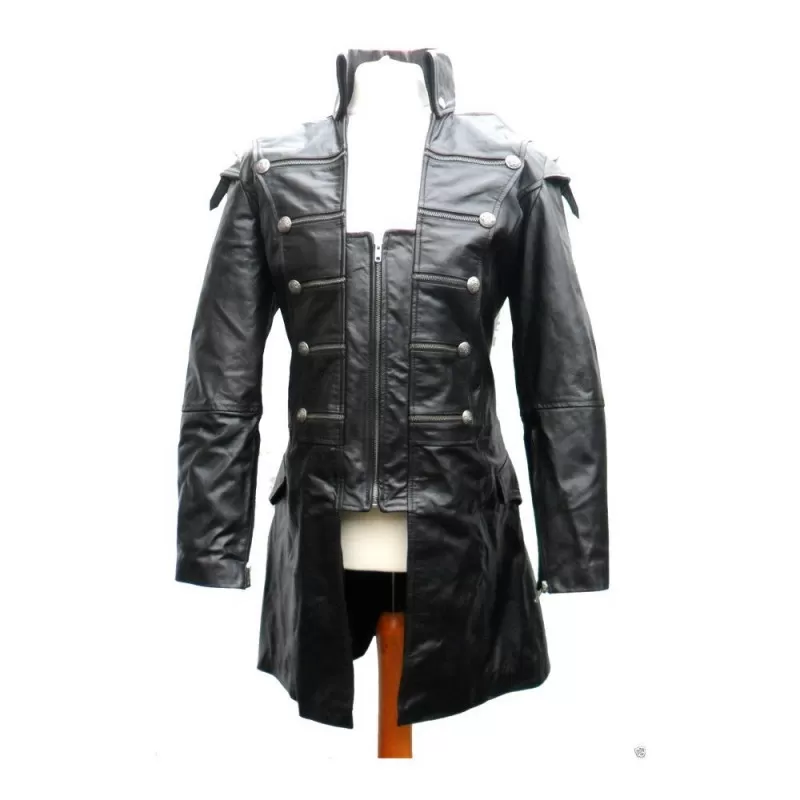 Steampunk motorcycle jacket top