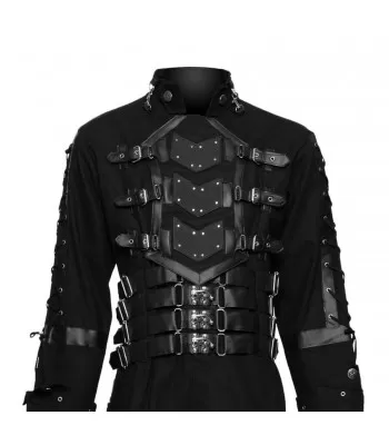 Men Long Coat Hellraiser Dark Goth Coat (2025)