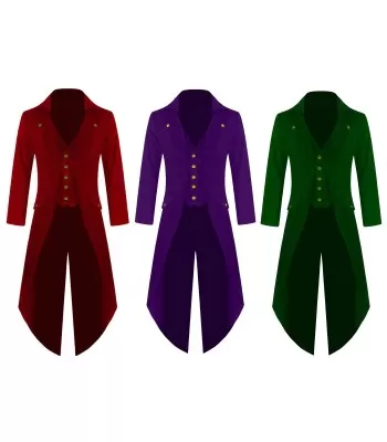Steampunk Tailcoat Multi Color Victorian Jacket  (2025)