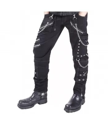 Men Gothic Pant Cotton Pant Black Punk EMO D Ring Pants (2025)