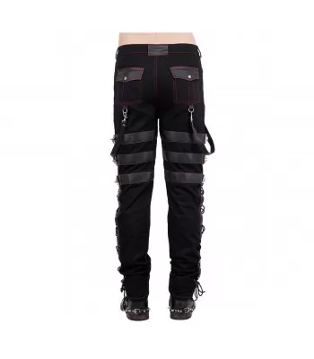 Men’s Gothic Military Officer Pants | Steampunk Colonel Uniform Trousers