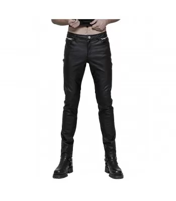 Men Black Devil Fashion Rock Pants punk Goth Trousers Steampunk Hot Pant  (2025)