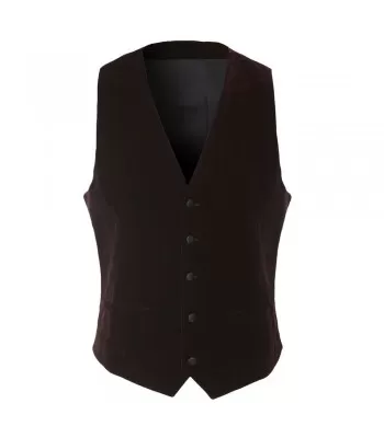 Raymond Dark Maroon Vest Contemporary Fit Rayon Blend Waistcoat (2025)