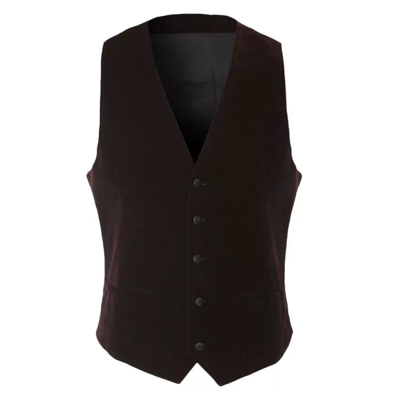 Raymond Dark Maroon Vest Contemporary Fit Rayon Blend Waistcoat GA M001 GV 109