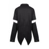 Men Gothic Devil Fashion Gothic Shirt Dave Vanian Shirt With Detachable Sleeve