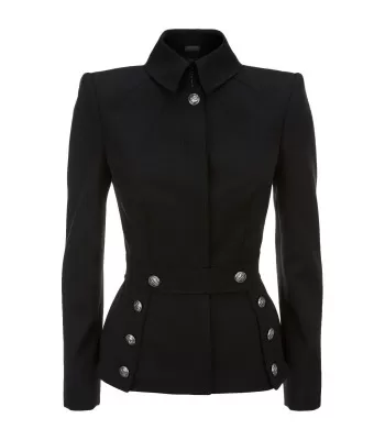 Women Military Style Coat Gothic Women Fashion Wool Jacket Women Gothic Jacket  (2025)