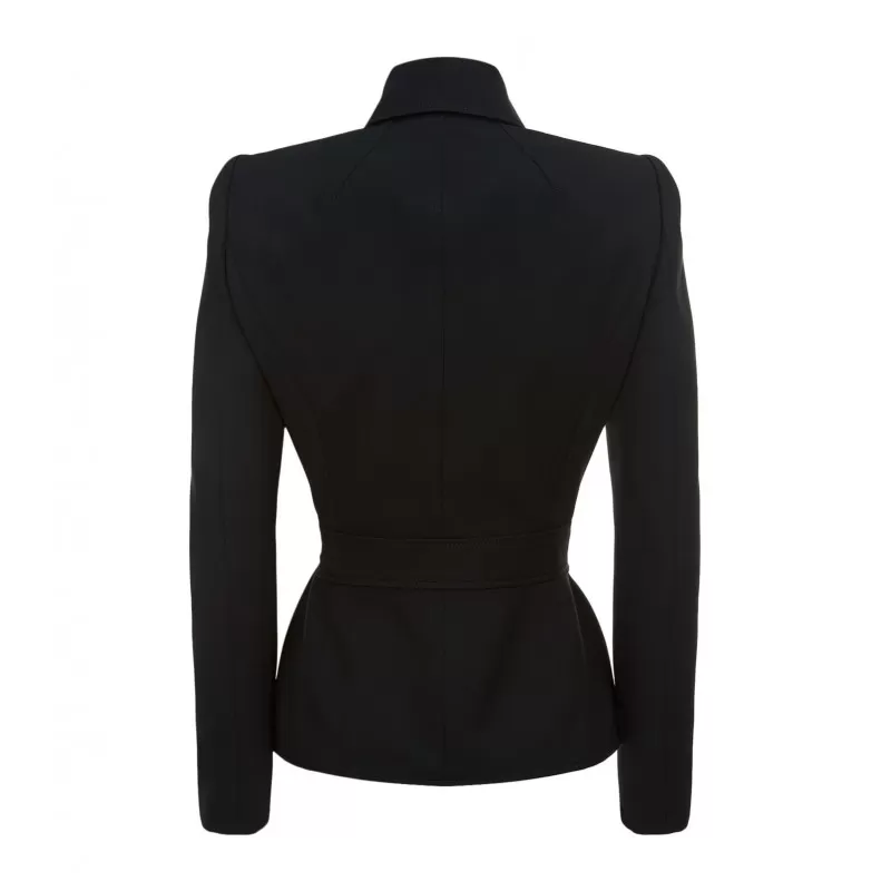 Military style blazer women clearance
