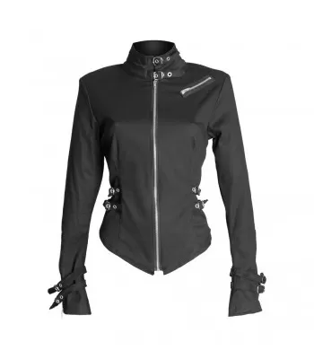 Women Motorcycle Jacket – Military Long Sleeve Denim Jacket  (2025)