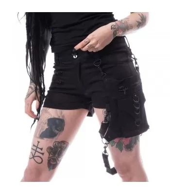 Women gothic shorts steampunk style mini skirt for women  (2025)