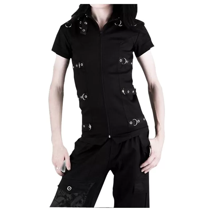 Women Gothic Short Sleeve Shirt  (2025)