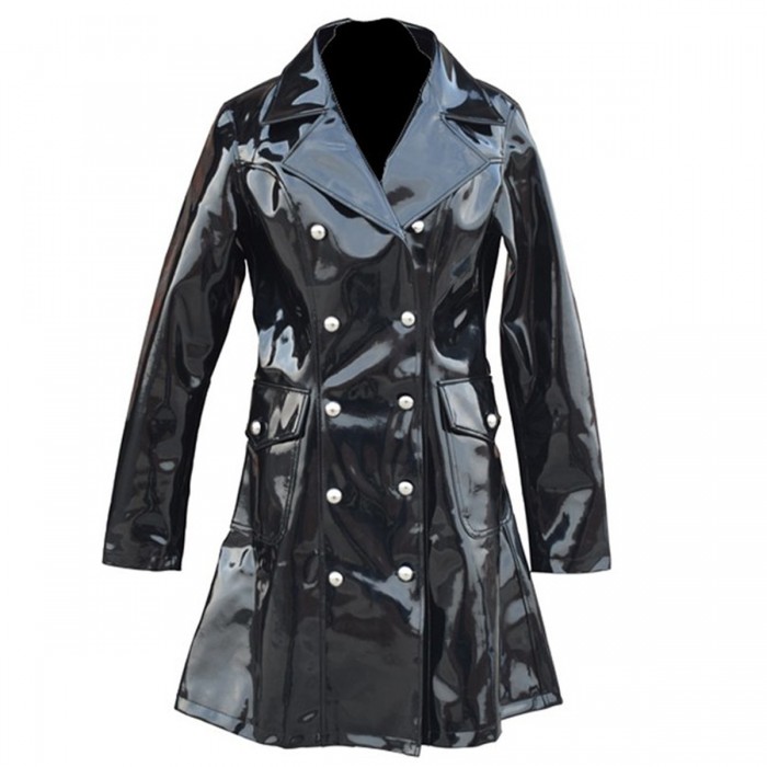 women-gothic-vinyl-jacket-PVC-elegant-star-jacket