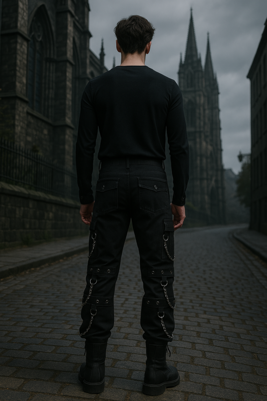 Men Gothic Pant Goth Pant Mens