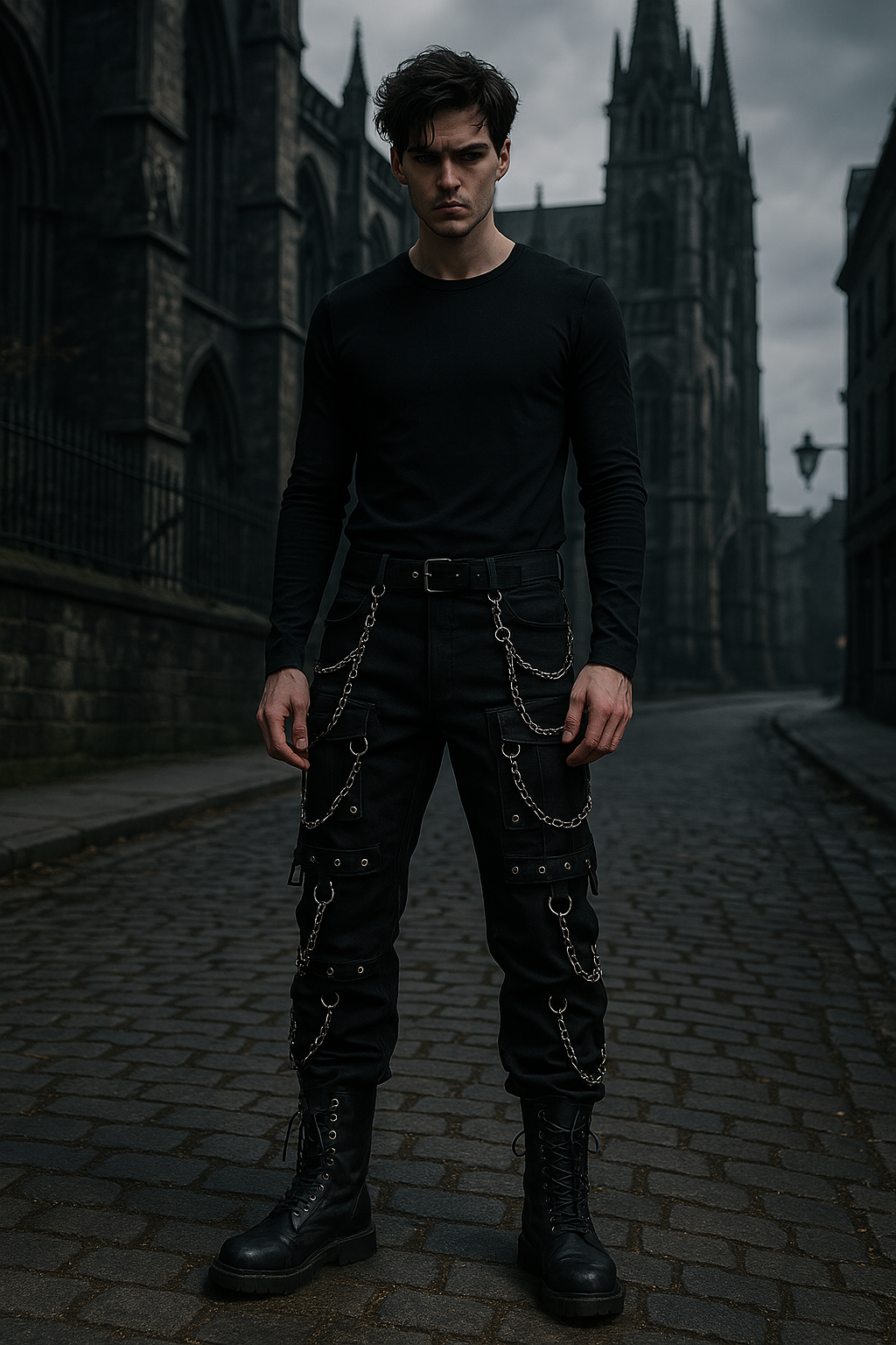 Men Gothic Pant Goth Pant Mens