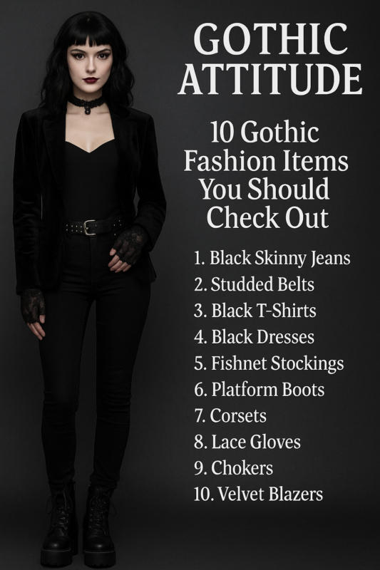 10 Gothic Fashion Essentials You Need in Your Wardrobe 2 Women Gothic Clothing