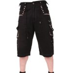 Men Gothic Metal Shorts With Pyramids (2025)