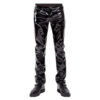 Men’s Gothic Punk Rock PVC Pants | Slim-Fit Vinyl Gothic Trousers