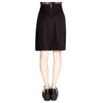 Ladies Gothic Steampunk Long Black Kilt - Image 3