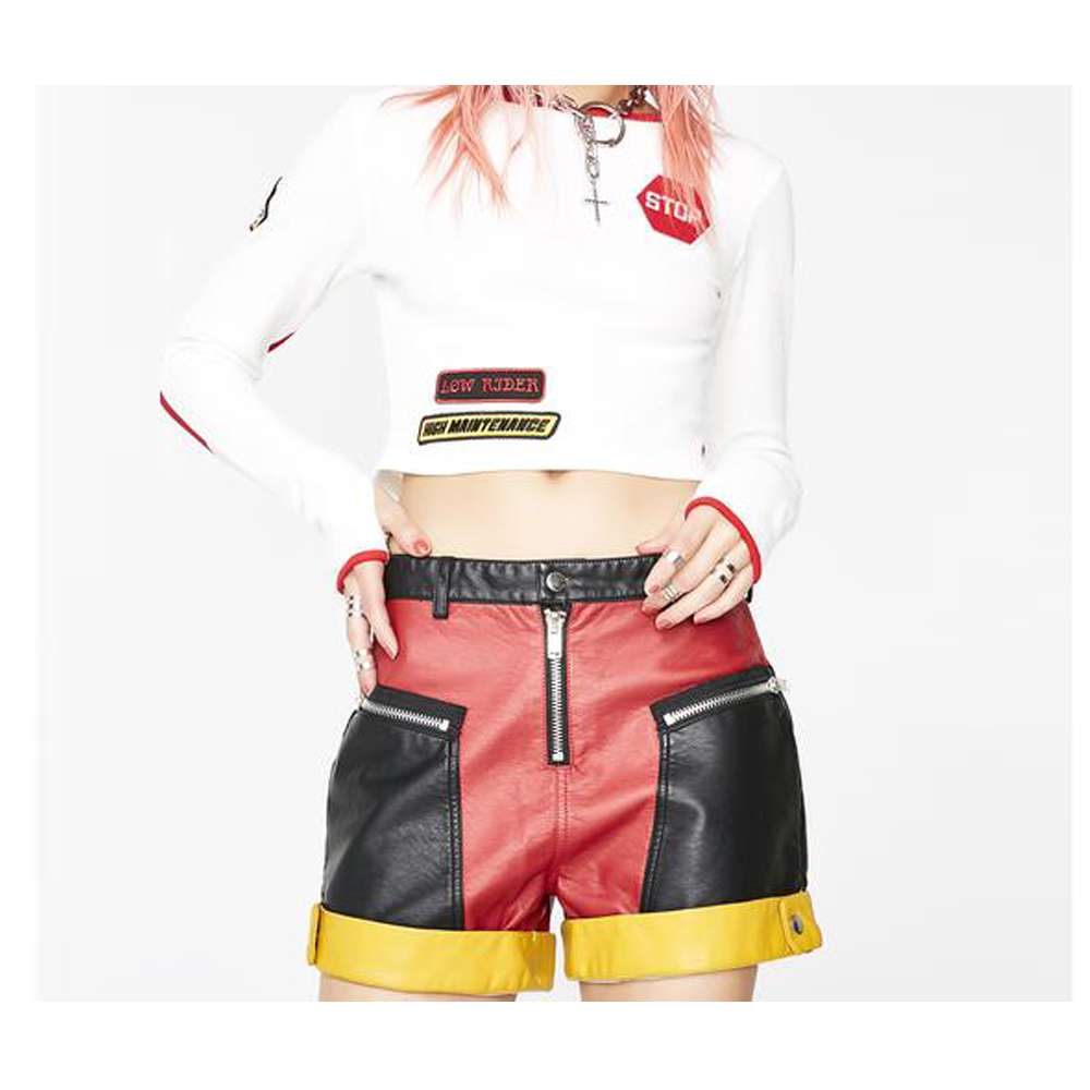 Women’s Black Gothic Mini Skirt