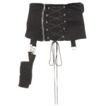 Women Gothic Buckle Mini Skirt - Image 2
