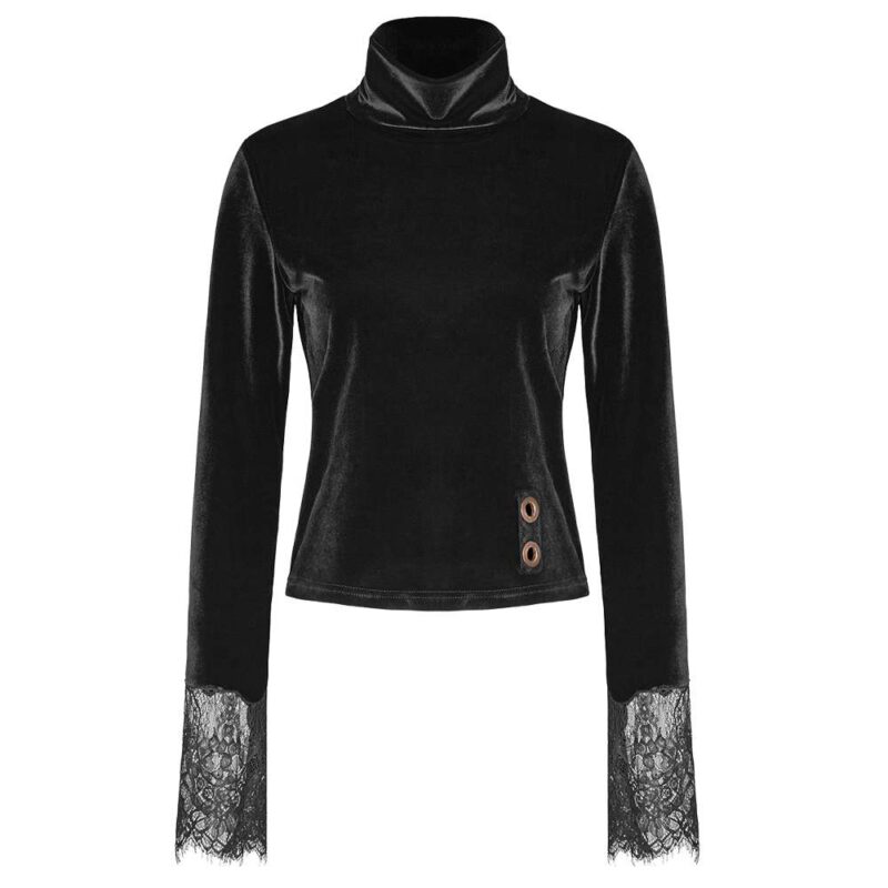 Women’s Punk Rave Dieselpunk Velvet Waistcoat Vest