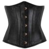 Women’s Underbust Leather Gothic Corset – Alternative Fashion Clothing