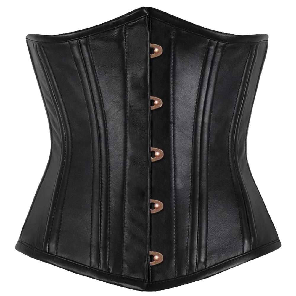 Women’s Underbust Leather Gothic Corset – Alternative Fashion Clothing