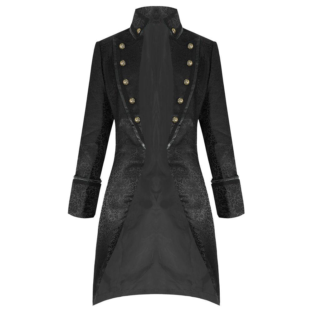 Pentagramme Salvatore Black Mens Coat (2025)