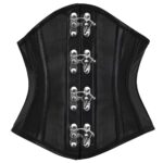 Leather Underbust Gothic Corset – Women’s Steampunk & Gothic Fashion