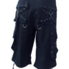 Men’s Black Gothic Chain Shorts