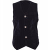 Steampunk Blue Velvet Vest Gothic Victorian Style Waistcoat Handmade Vampire Vest (2025)