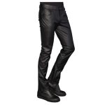 Men Gothic Comfort Fit PVC Pants - Image 2