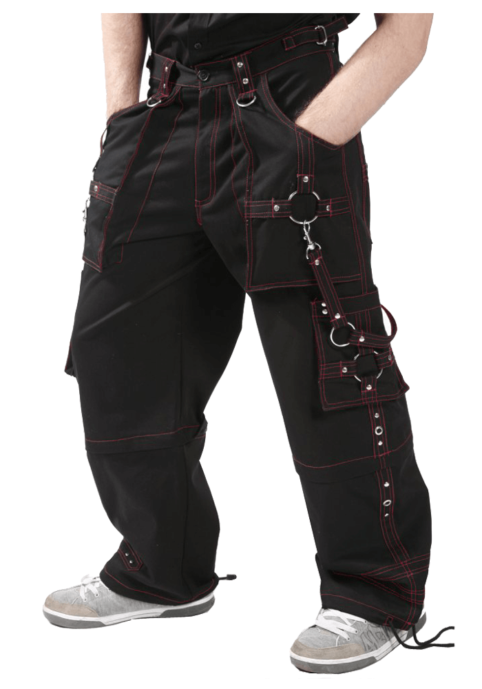 Men’s Industrial Gothic Baggy Trousers