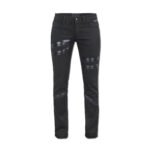 Women’s Distressed Ripped Gothic Black Skinny Jeans | Alternative Punk Denim